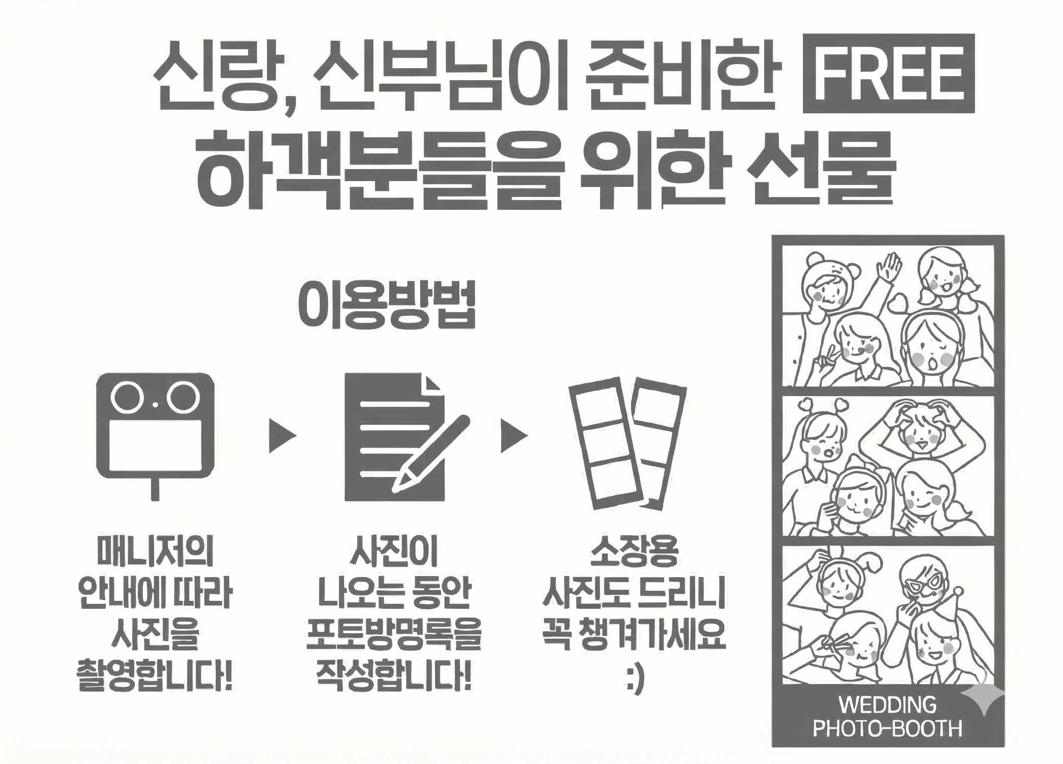 A guide for the photobooth